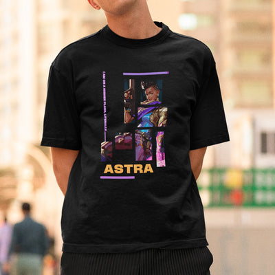 Camiseta Básica Unissex Astra Quadrados Valorant