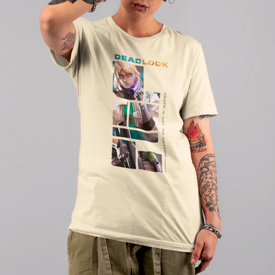 Camiseta Básica Unissex Dead Lock Quadrados Valorant