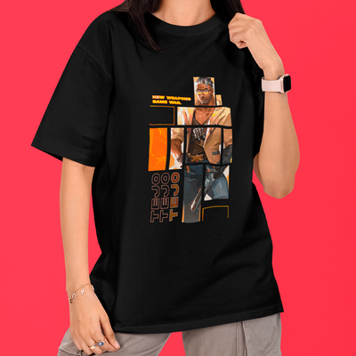 Camiseta Oversized Valorant Tejo Quadrados