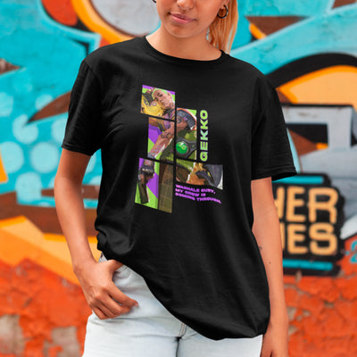 Camiseta Básica Unissex Gekko Quadrados Valorant
