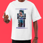 Camiseta Oversized Valorant Fade Quadrados