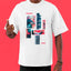 Camiseta Oversized Valorant Jett Quadrados