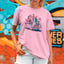 Camiseta Básica Unissex GTA Lucia E Jason Montagem