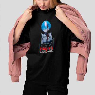 Camiseta Básica Unissex Rem Sangue Re Zero