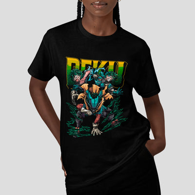 Camiseta Básica Unissex Devil Deku Boku No Hero
