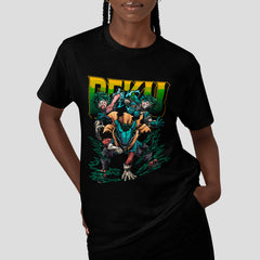 Camiseta Básica Unissex Devil Deku Boku No Hero
