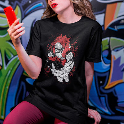 Camiseta Básica Unissex Red Riot Boku No Hero