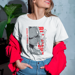 Camiseta Básica Unissex All might Rosto Fraco Boku No Hero