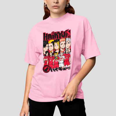 Camiseta Básica Unissex Time Nekoma Haikyuu