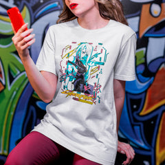 Camiseta Básica Unissex Lucy Cyberpunk Edgedruuners