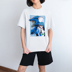Camiseta Básica Unissex Rei Mecha Evangelion