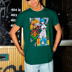 Camiseta Básica Unissex Rei EVA00 Kanji Evangelion