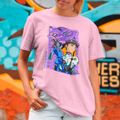 Camiseta Básica Unissex Shinji Mecha Evangelion
