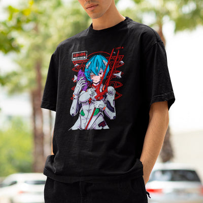 Camiseta Básica Unissex Rei Olhos Evangelion