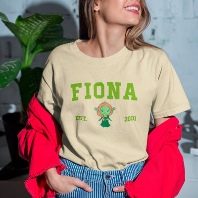 Camiseta Básica Unissex Fiona Est 2001 Shrek