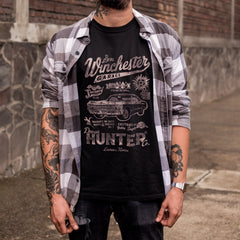 Camiseta Básica Unissex Bros Winchester Garage Supernatural