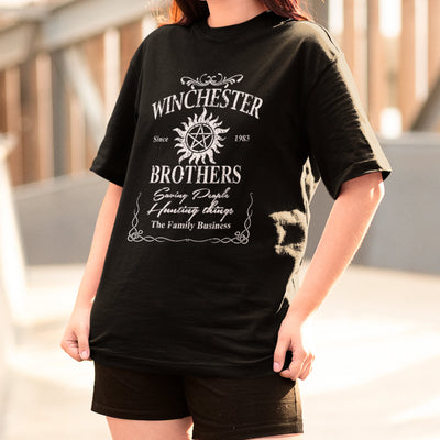 Camiseta Básica Unissex Winchester Brother Supernatural