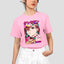 Camiseta Básica Unissex Momo Ayase Kanji Bandeides Dandadan
