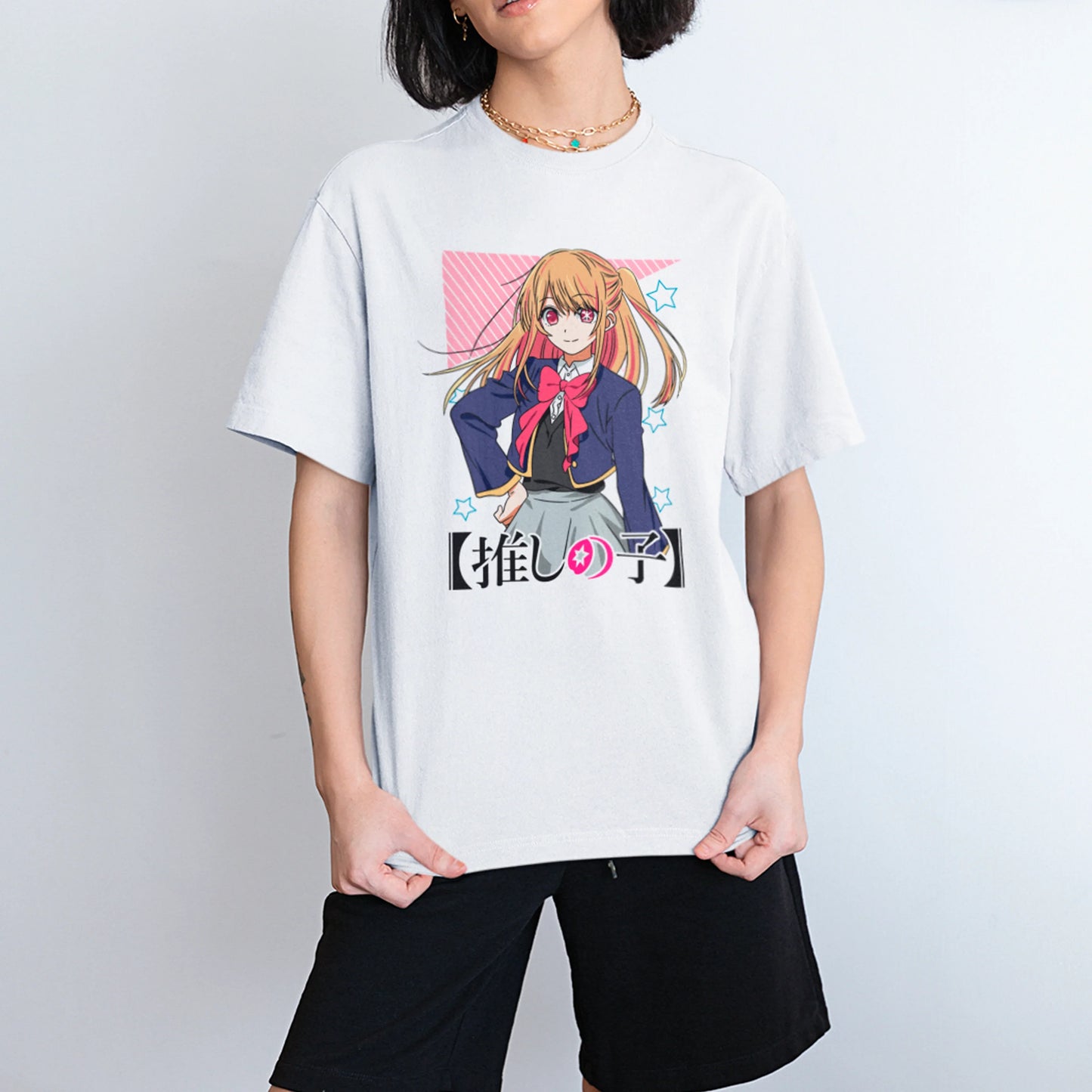 Camiseta Básica Unissex Ruby Kanji Oshi No Ko