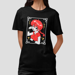 Camiseta Básica Unissex Ranma Saotome Adornos