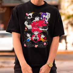 Camiseta Básica Unissex Personagens Ranma