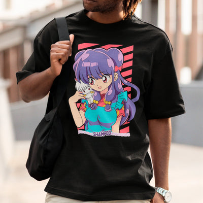 Camiseta Básica Unissex Shampoo Ranma