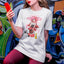 Camiseta Básica Unissex Ranma Saotome Capa Vermelha