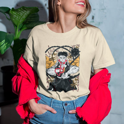 Camiseta Básica Unissex Demon Slayer Gyomeikanji Raios