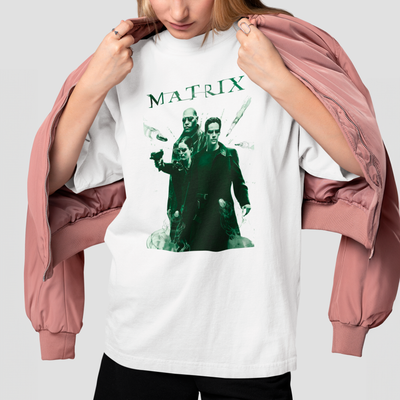 Camiseta Básica Unissex Poster Matrix