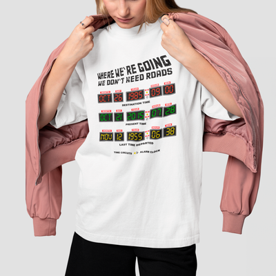 Camiseta Básica Unissex Timer Back To Future