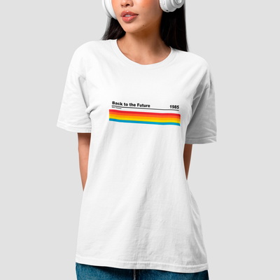 Camiseta Básica Unissex Paleta de Cores Back To Future