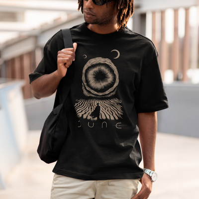 Camiseta Básica Unissex Duna Verme Boca Silhueta