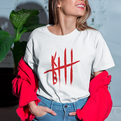Camiseta Básica Unissex Kill Bill Logo Vermelho