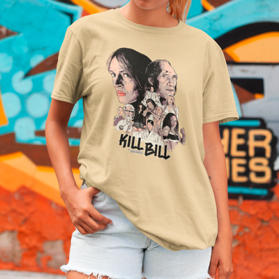 Camiseta Básica Unissex Kill Bill Personagens