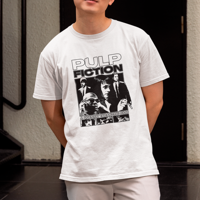 Camiseta Básica Unissex A Quentin Tarantino Film Pulp Fiction
