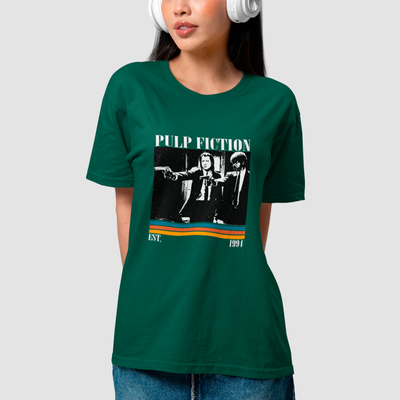 Camiseta Básica Unissex EST 1994 Cena Pulp Fiction