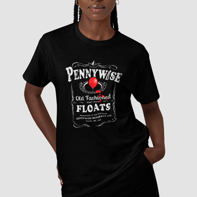 Camiseta Básica Unissex Pennywise Old Gashioned IT A Coisa