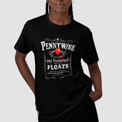 Camiseta Básica Unissex Pennywise Old Gashioned IT A Coisa