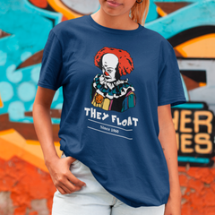 Camiseta Básica Unissex They Float Old IT A Coisa