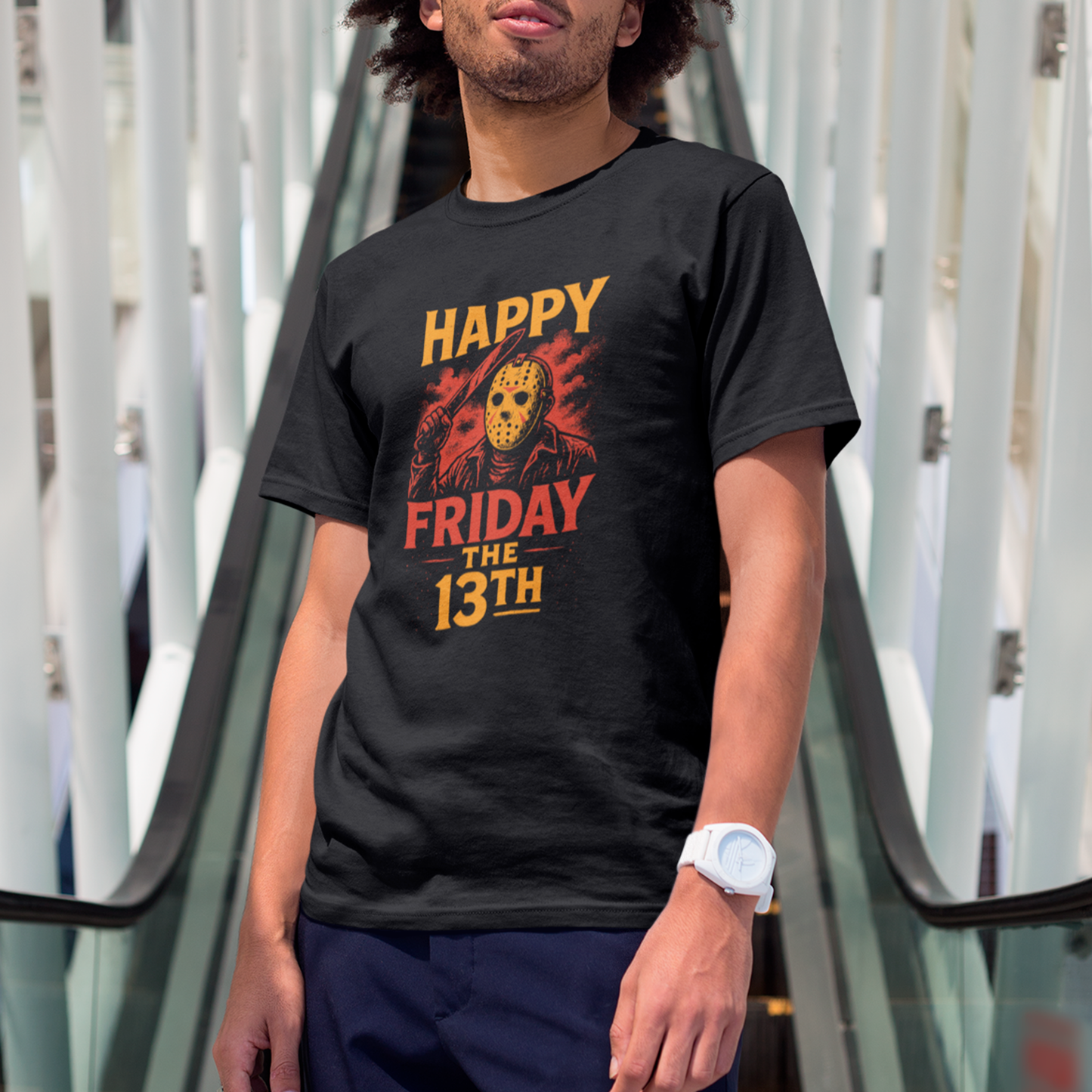 Camiseta Básica Unissex Happy Friday Sexta Feira 13