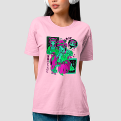 Camiseta Básica Unissex The Apothecary Diaries Maomao Pop Flores