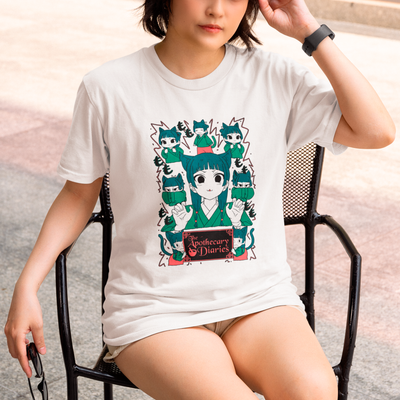 Camiseta Básica Unissex The Apothecary Diaries Maomao Neko Chibi