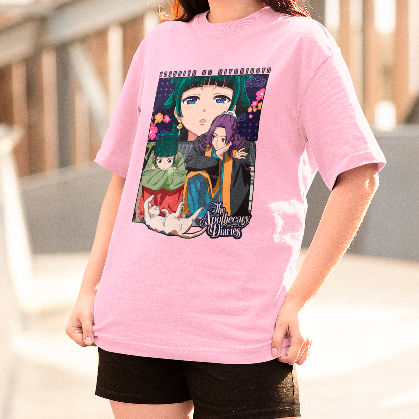 Camiseta Básica Unissex The Apothecary Diaries Maomao Ah-Duo