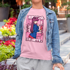 Camiseta Básica Unissex Komi Kanji Sorvete Komi Cants Communicate