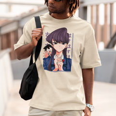 Camiseta Básica Unissex Komi Kanji Tadano Komi Cants Communicate
