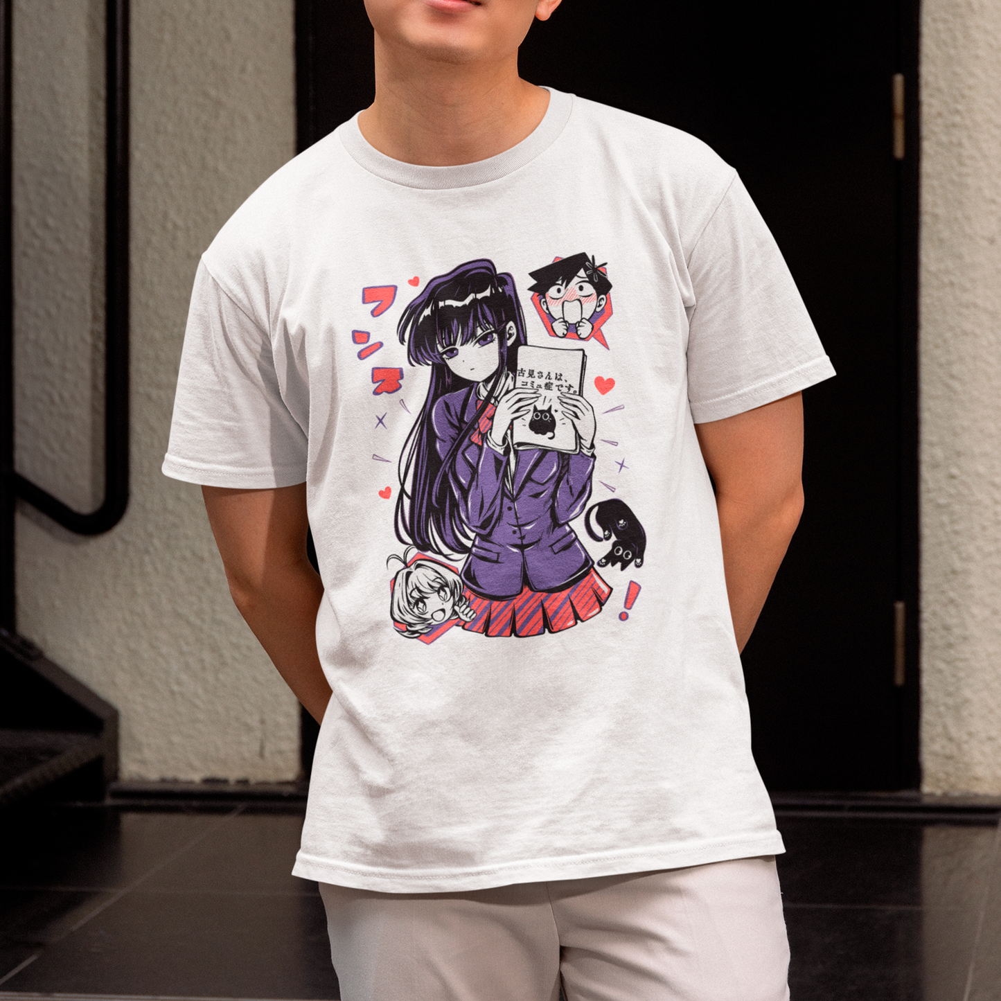 Camiseta Básica Unissex Komi Caderno Komi Cants Communicate