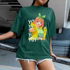 Camiseta Básica Unissex The Quintessential Quintuplets Yotsuba Nakano