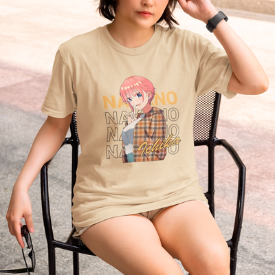 Camiseta Básica Unissex Ichika Xadrex The Quintessential Quintuplets