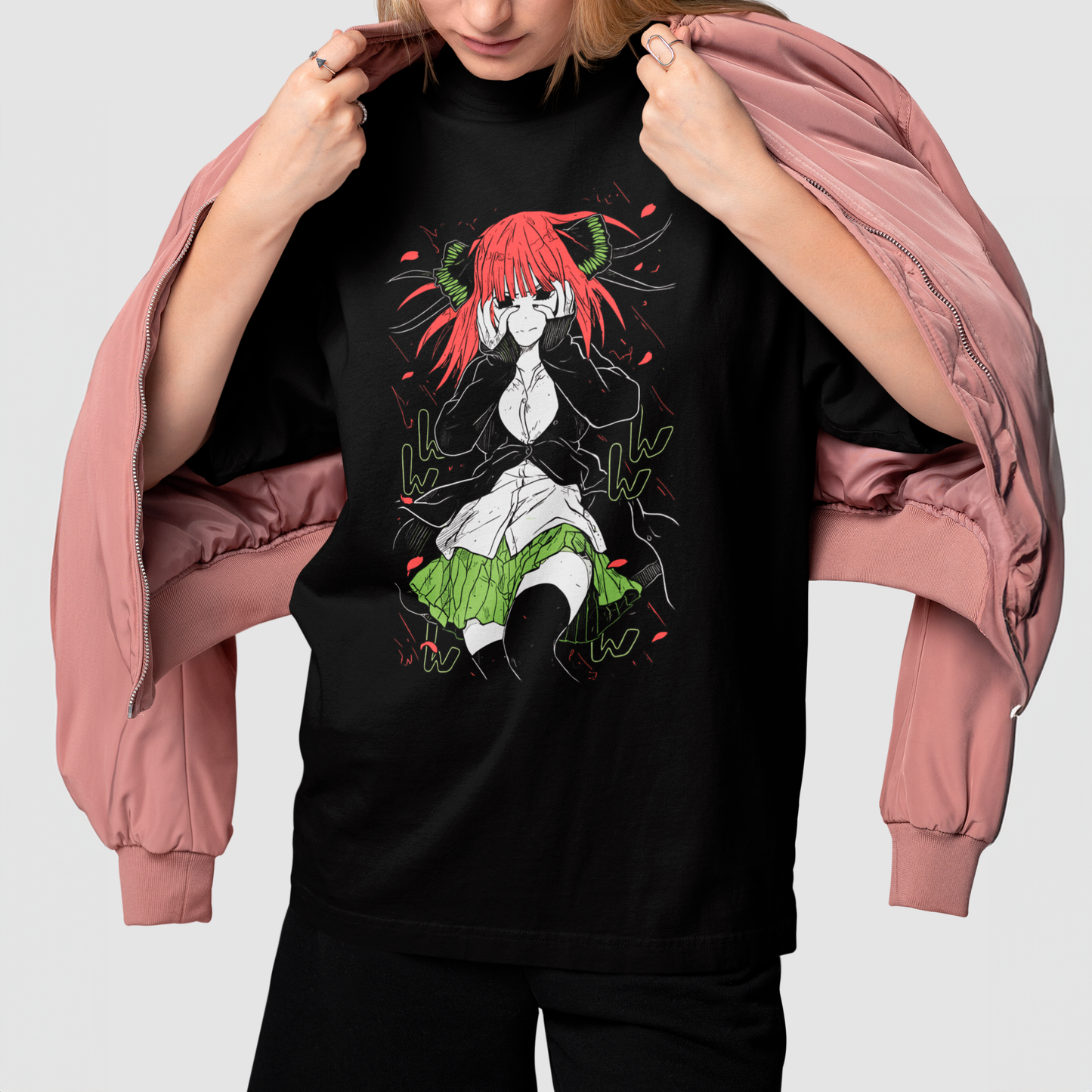 Camiseta Básica Unissex The Quintessential Quintuplets Nino Uniforme