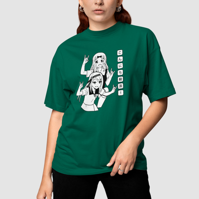 Camiseta Básica Unissex Chika Kei Hanji Dancando Kaguya-sama